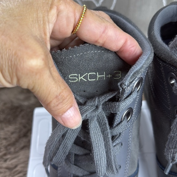 (E4) Skechers SKCH 3 Hidden Wedge
Grey Women's Shoes 48030 Size 10 - Picture 6 of 14